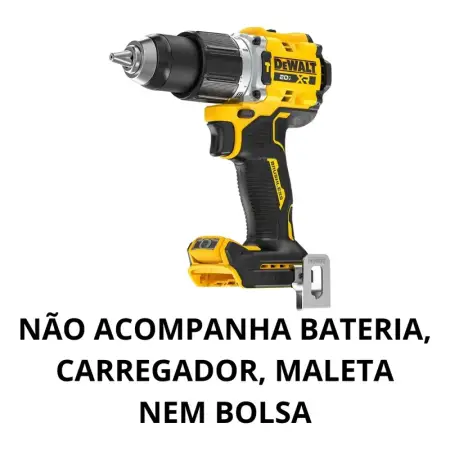 Taladro Atornillador Percutor 20v Xr Sin Carbones Dewalt Dcd806b-b3 Sin Batería Amarillo