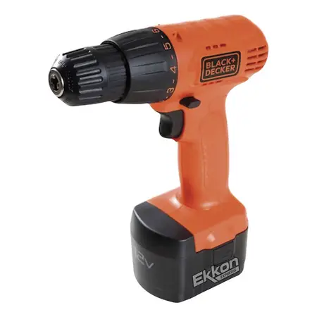 Taladro Inalámbrico Black+ Decker Cd121k 12v Con Maletín Ideal Para Hogar Y Taller Mandril 10mm Velocidad Variable Función Destornillador Batería Incluida Potencia