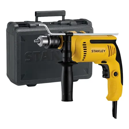 Taladro Percutor 13mm + Maletín Plástico Stanley Sdh700k