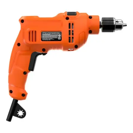 Taladro Percutor Black+decker Bed710450ar Compacto 450w 10mm Naranja