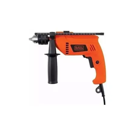 Taladro Percutor Black Decker Hd650k 13mm 650w Maletín Color Naranja Frecuencia 50 Hz