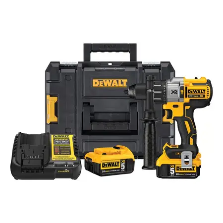Taladro Percutor Inalámbrico Dewalt 13mm C/batería Dcd996p2t