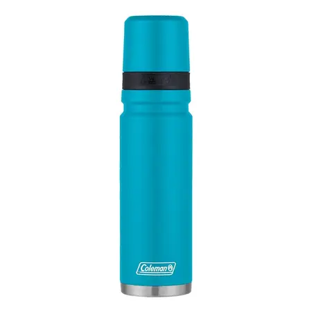 Termo Matero Cebador Coleman 700 Ml Acero Inoxidable Color Caribbean Sea