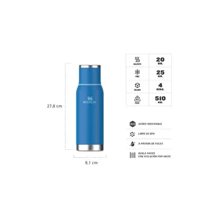 Termo Stanley Adventure To-go 500ml C/ Tapón Cebador Azure