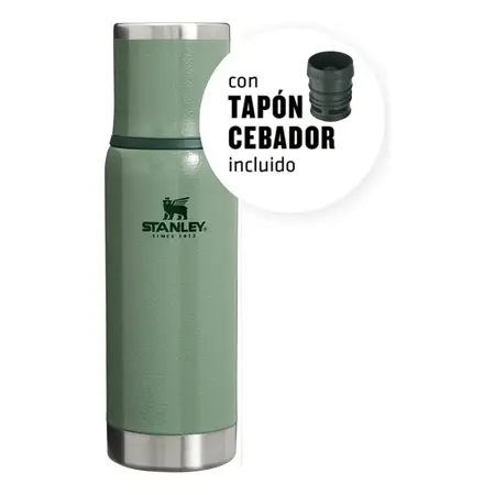 Termo Stanley Adventure To-go 500ml C/ Tapón Cebador Hammertone Green