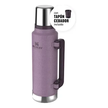 Termo Stanley Clásico 1.4 Lts Asa Plegable Acero Inoxidable