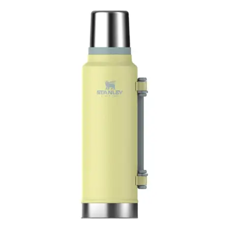Termo Stanley Clásico 1.4 Lts Asa Plegable Acero Inoxidable Amarillo