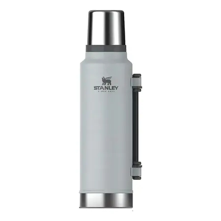 Termo Stanley Clásico 1.4 Lts Asa Plegable Acero Inoxidable Gris