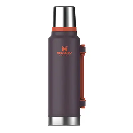 Termo Stanley Clásico 1.4 Lts Asa Plegable Acero Inoxidable Violeta Oscuro