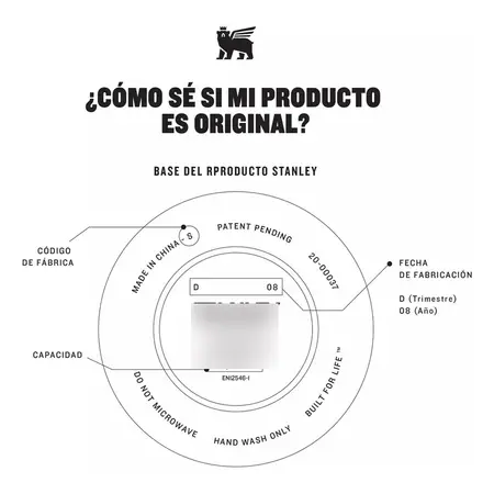 Termo Stanley Clásico 591ml / 20oz Tapón Cebador Lake