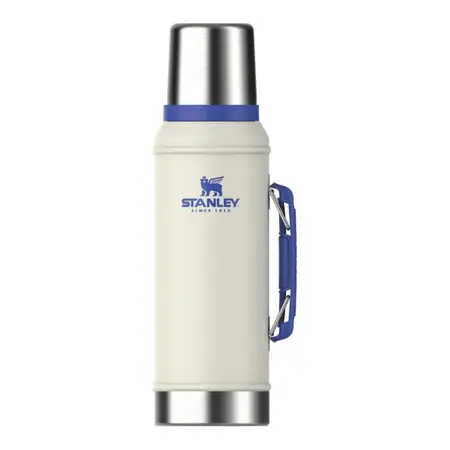 Termo Stanley Clasico 950ml C/ Tapón Cebador - Nueva Edicion Cream Royal