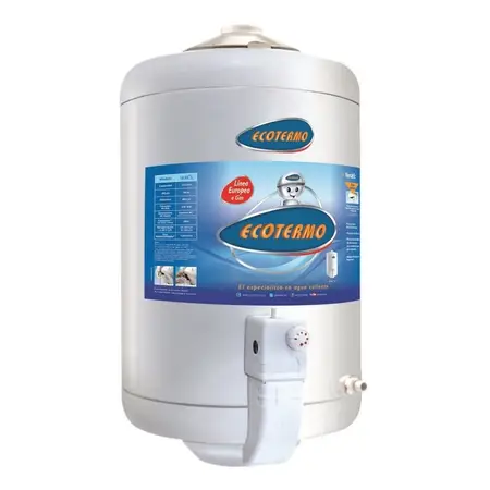 Termotanque A Gas De Carga Superior Ecotermo Le51 Color Blanco Le 51 Cs Gn