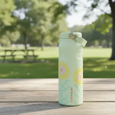 Vaso Botella Térmica Stanley Aerolight Flip Straw | 473 Ml Honey Dew Garden Aerolight Flip Straw