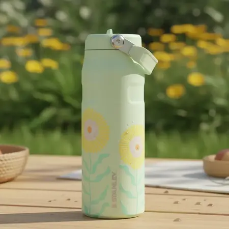 Vaso Botella Térmica Stanley Aerolight Flip Straw | 473 Ml Honey Dew Garden Aerolight Flip Straw