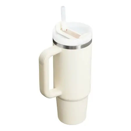 Vaso Stanley Quencher 887 Ml Edición Limitada H2.0 Cream 2.0 Liso