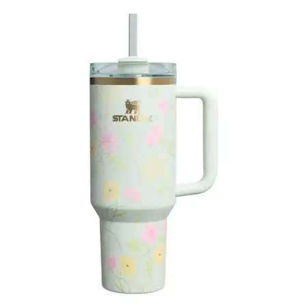 Vaso Stanley Quencher Flowstate 1.18 Lts H2.0 Frío Spring Blossom Lisa