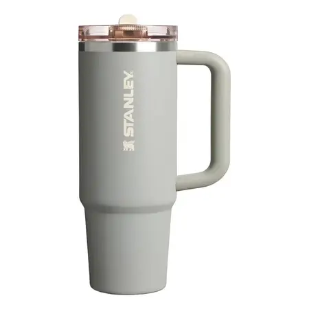 Vaso Stanley Quencher Protour Flip Straw 887 Ml Gris Lisa