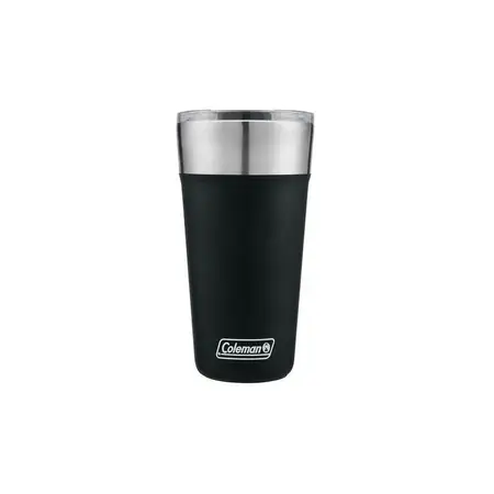 Vaso Térmico Coleman Acero Inox. Brew 600ml. Black Sand Color Negro Liso